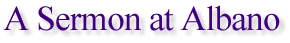 A Sermon at Albano