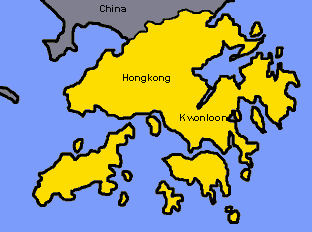 Map of Hongkong