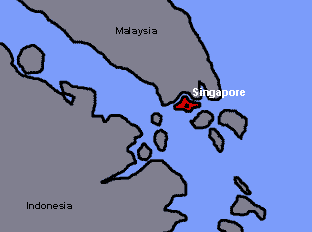 Map of Singapore