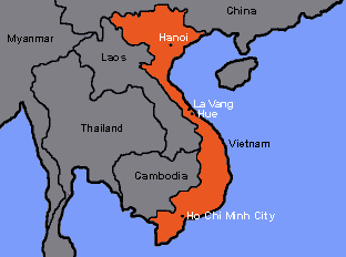 Map of Vietnam