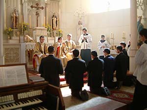 Indian vocations entering Holy Cross seminary