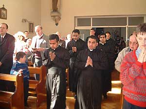 Indian vocations entering Holy Cross seminary