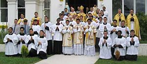 Ordination of 3 Filipino Deacons. 