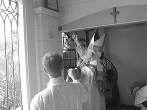 consecration of the twelve crosses