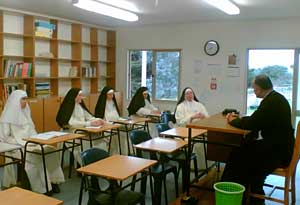 Bishop Fellay  instructing Dominicans