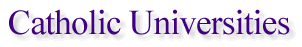 Catholic Universities